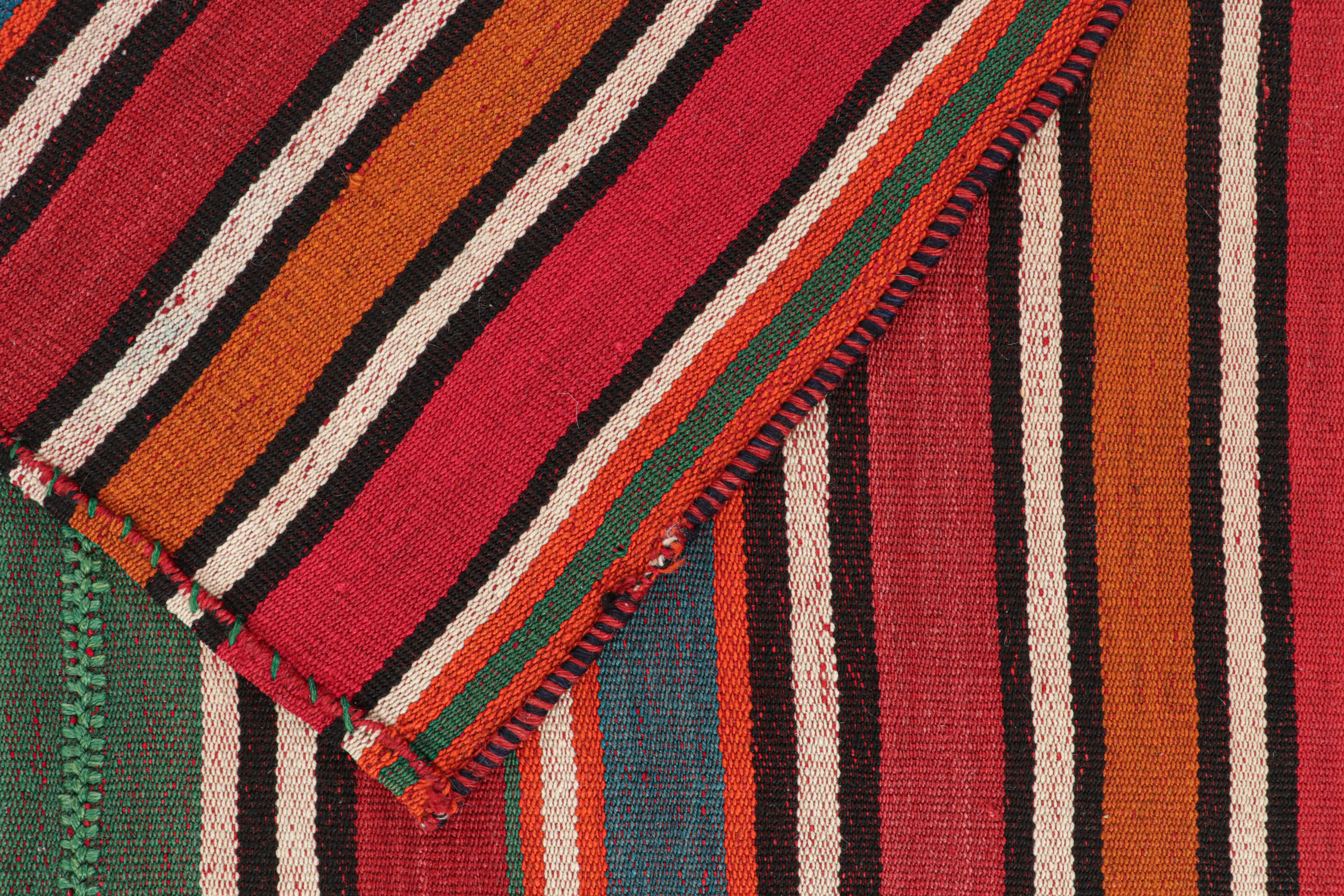 Persischer Kelim in polychromen Streifen von Teppich & Kilim (Wolle) im Angebot