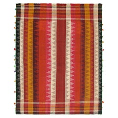 Vintage Persian Kilim in Polychromatic Stripes by Rug & Kilim