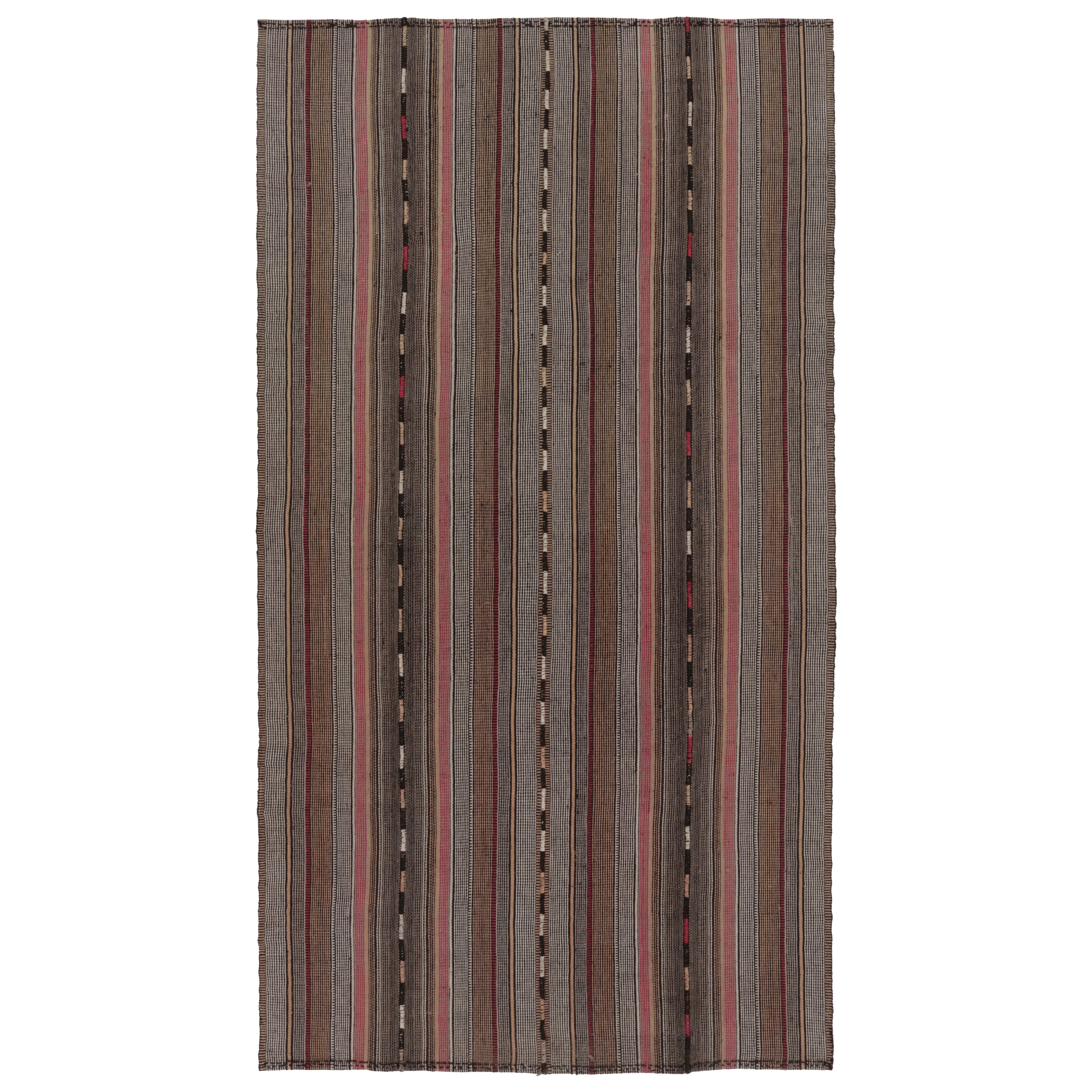 Vintage Persian Kilim, Muted Rose
Charcoal Stripes - Rug
Kilim