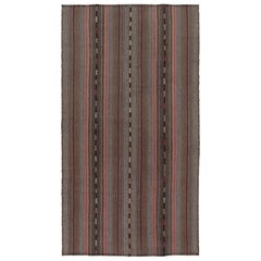 Vintage Persian Kilim, Muted Rose
Charcoal Stripes - Rug
Kilim