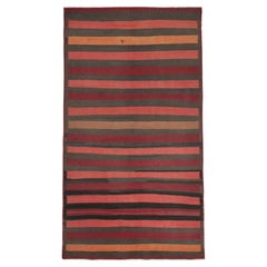 Persischer Vintage-Kelim-Teppich mit polychromen Streifen von Rug & Kilim