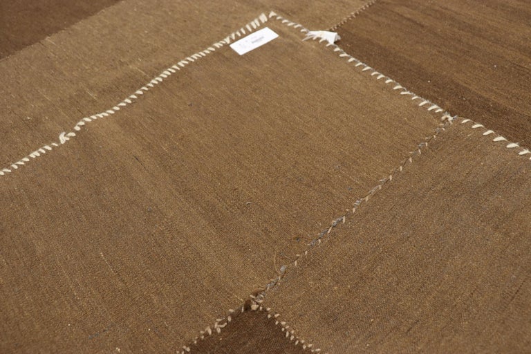 Vintage Persian Kilim Rug with Striped Pattern For Sale at 1stDibs