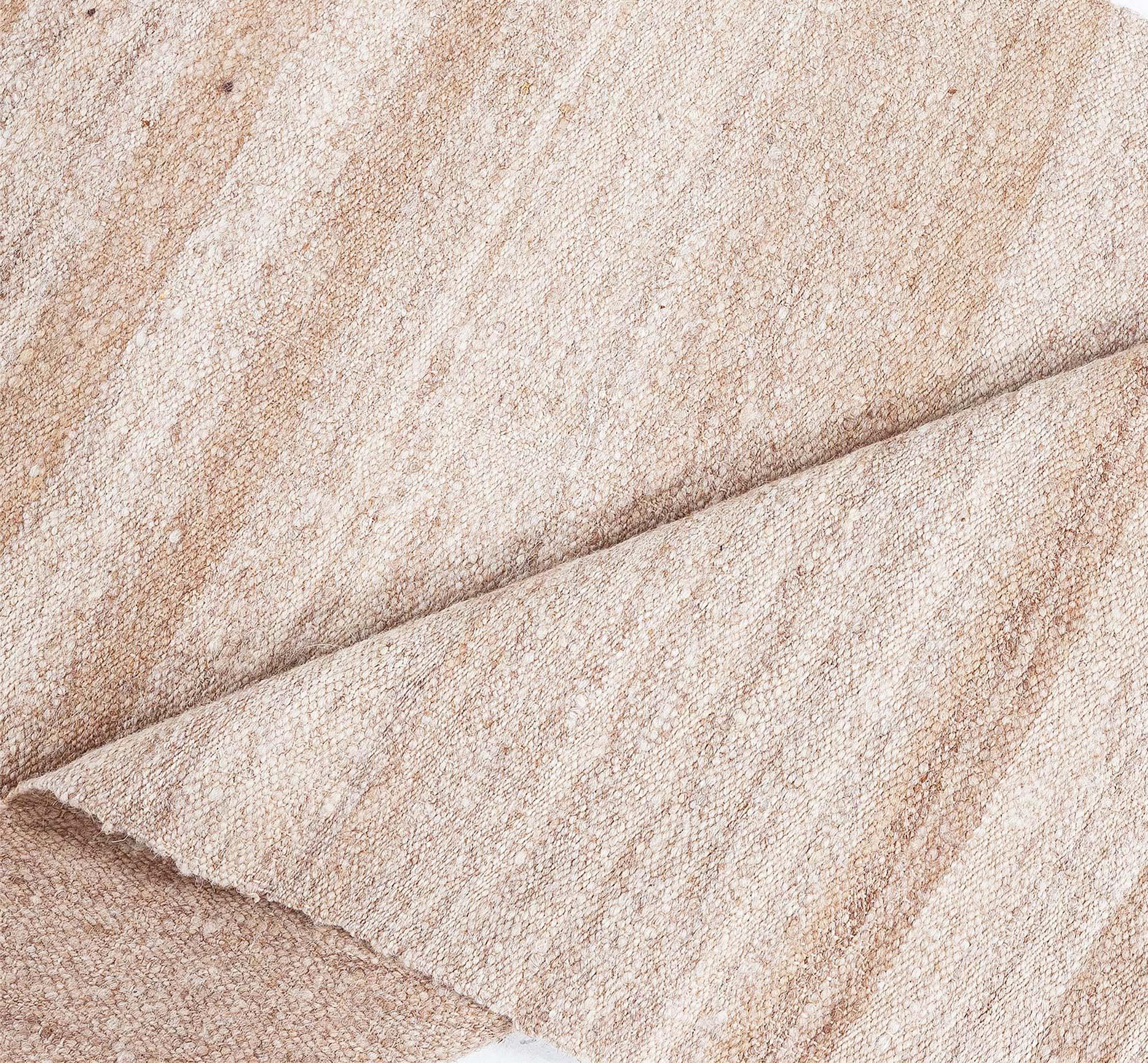 Hand-Woven Vintage Persian Kilim Runner in Natural Tones Doris Leslie Blau For Sale