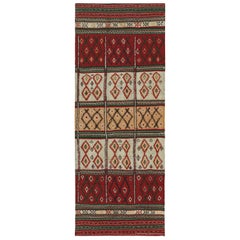 Vintage Persian Kilim Runner with Geometric Patterns by Rug & Kilim