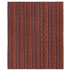 Vintage Persian Kilim, Vertical Stripes with Vibrant Tribal Motifs - Rug
Kilim Vintage Persian Kilim, Vertical Stripes with Vibrant Tribal Motifs - Rug
Kilim