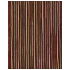 Persischer Vintage-Kilim mit mehrfarbigen Streifen, von Rug & Kilim