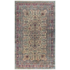 Tapis Persan Kirman vintage surdimensionné:: circa 1940 11'9" x 19'9".