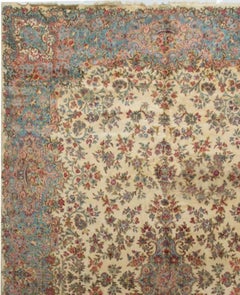 Vintage Persian Kirman Rug, 9'7" x 16'0.