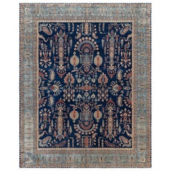 Tappeto persiano vintage Kirman fatto a mano in lana Doris Leslie Blau