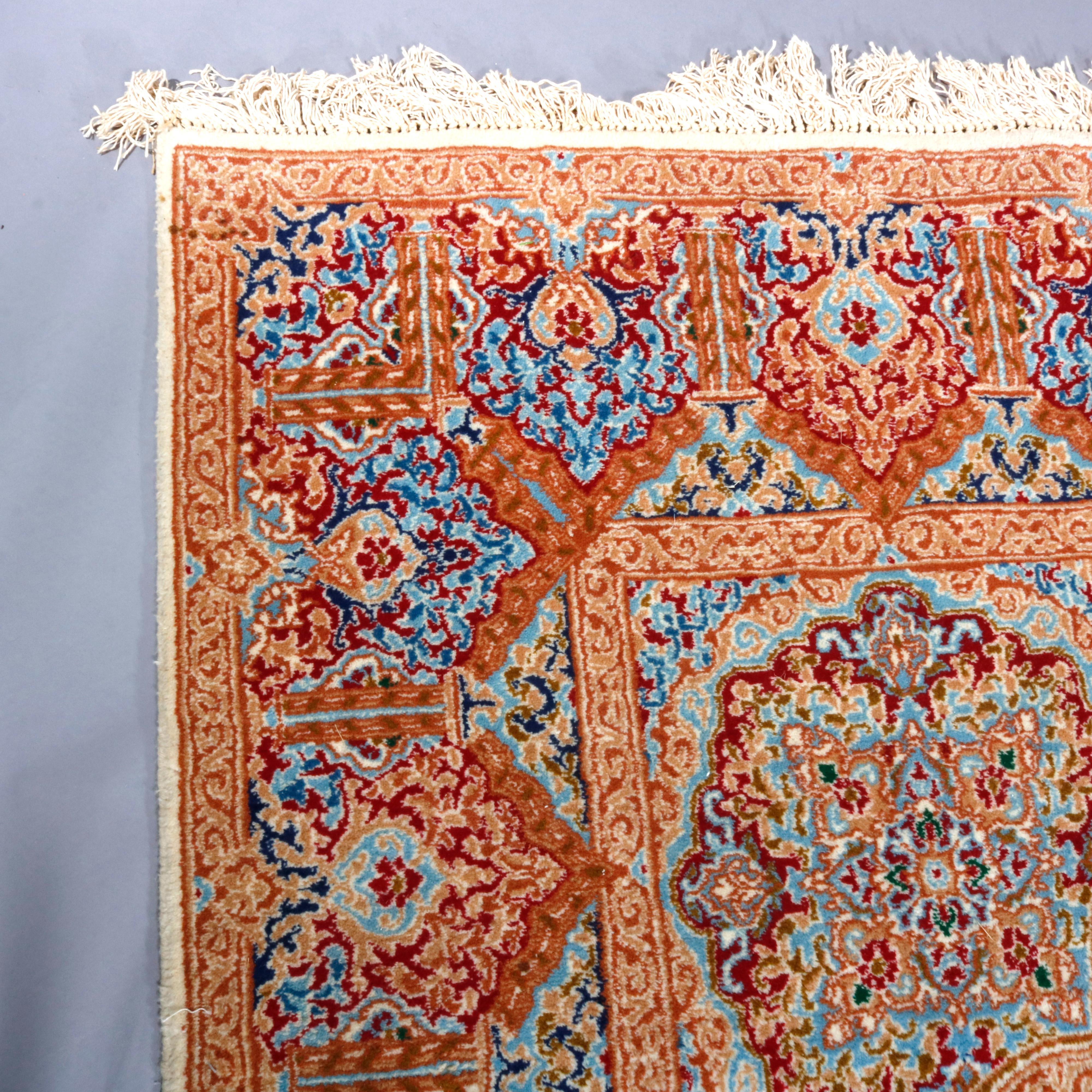 Vintage Persian Kirman Oriental Rug, circa 1950 1