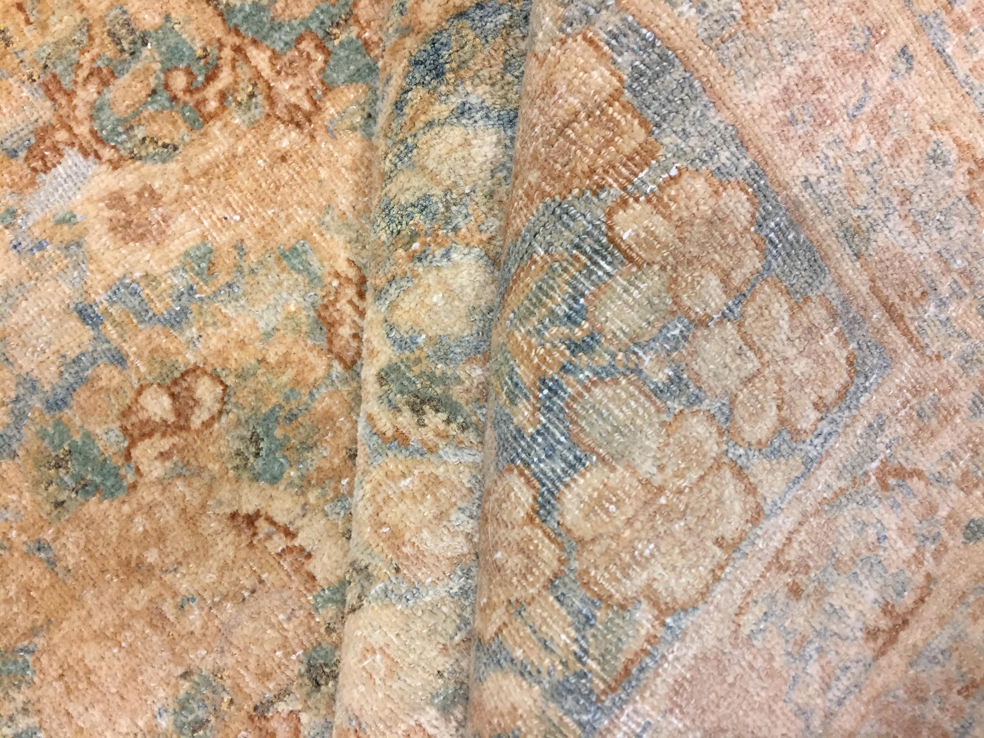 Persischer Kirman-Teppich aus Persien  5'1 x 8'10 (Wolle) im Angebot