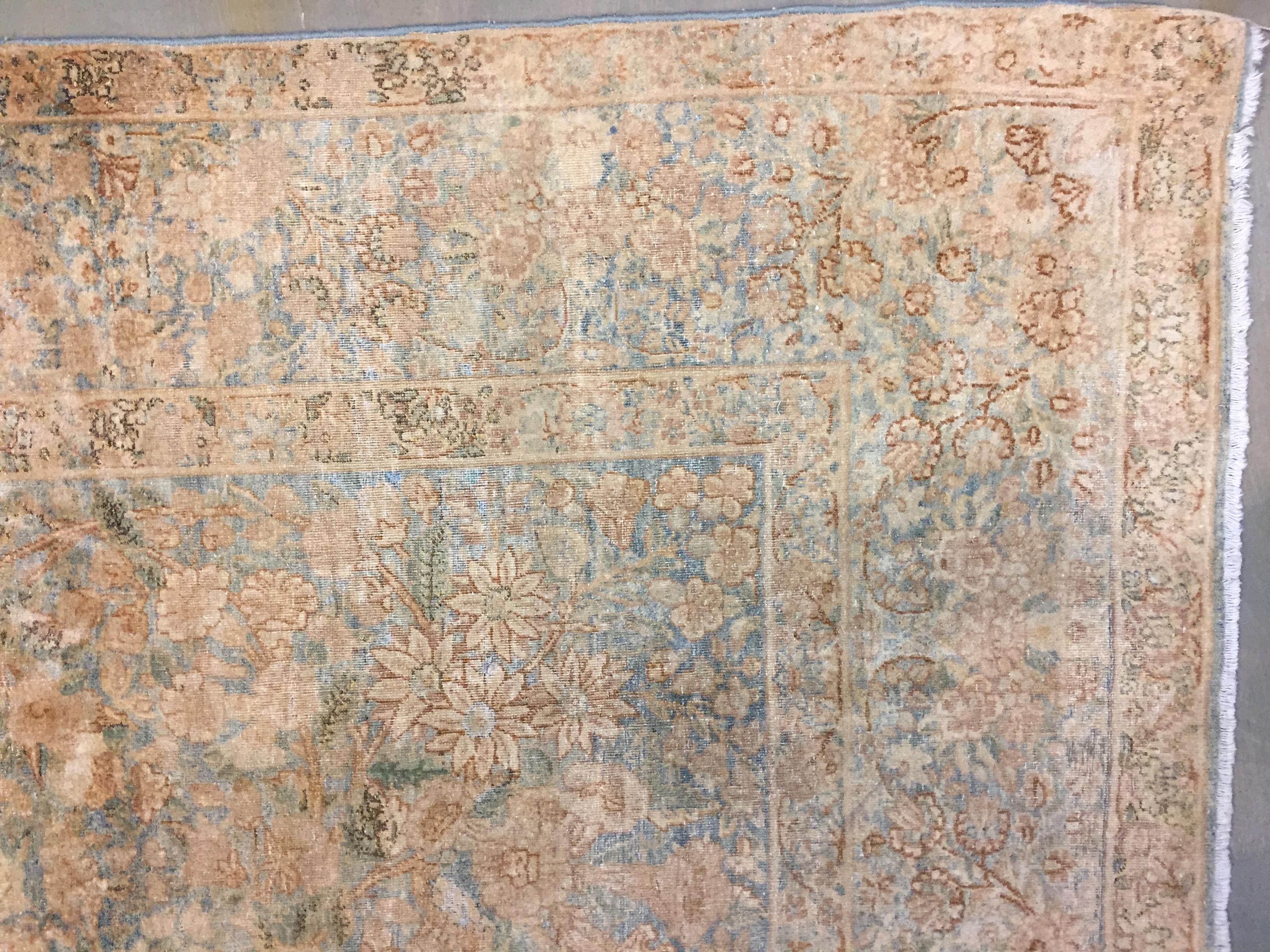 Persischer Kirman-Teppich aus Persien  5'1 x 8'10 im Angebot 3
