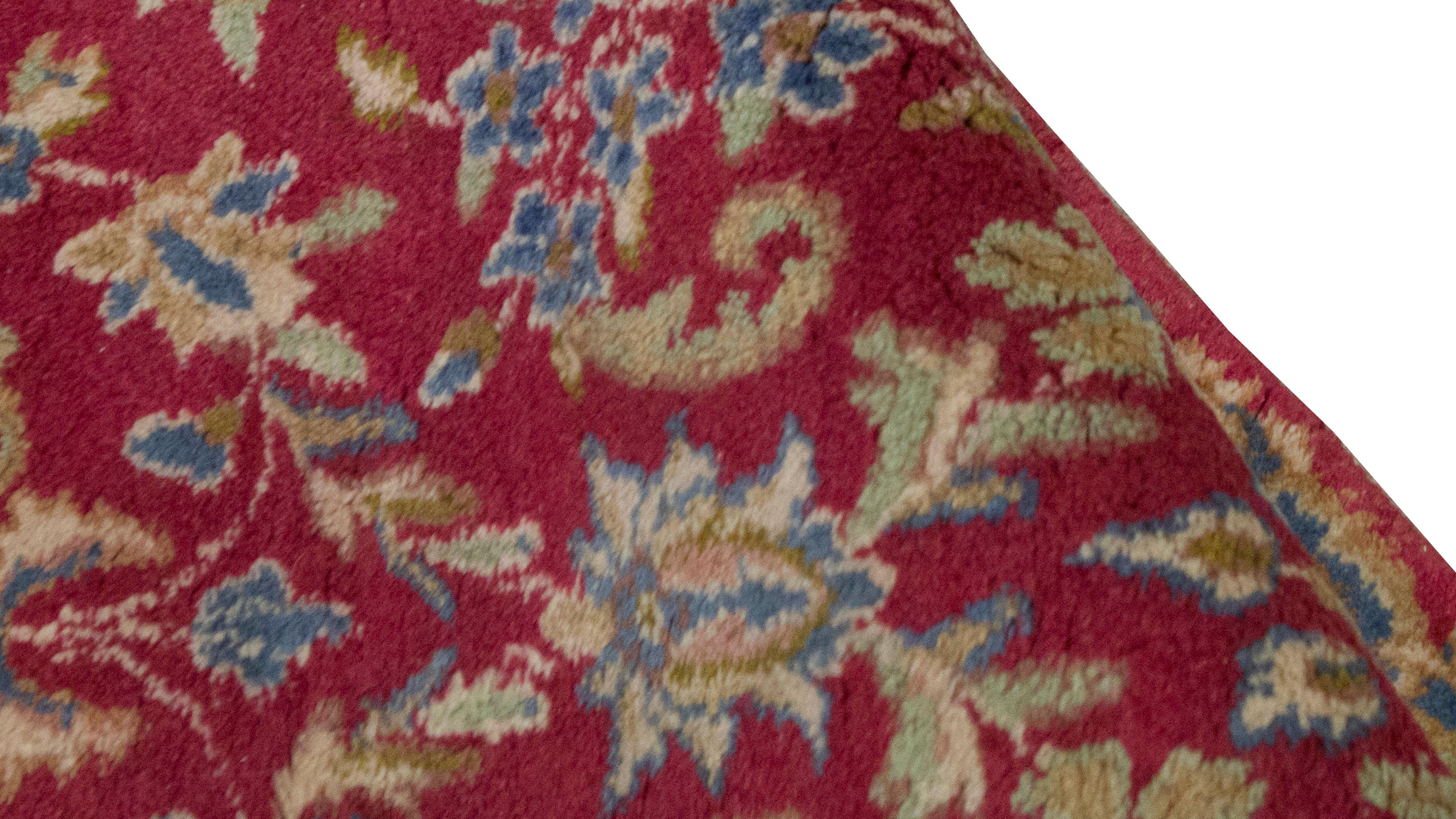 Mid-20th Century Vintage Persian Kirman Rug, circa 1940