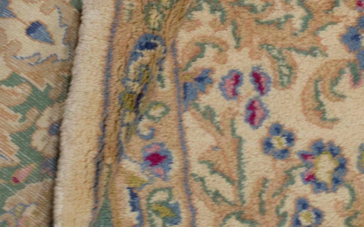Wool Vintage Persian Kirman Rug, circa 1940 For Sale