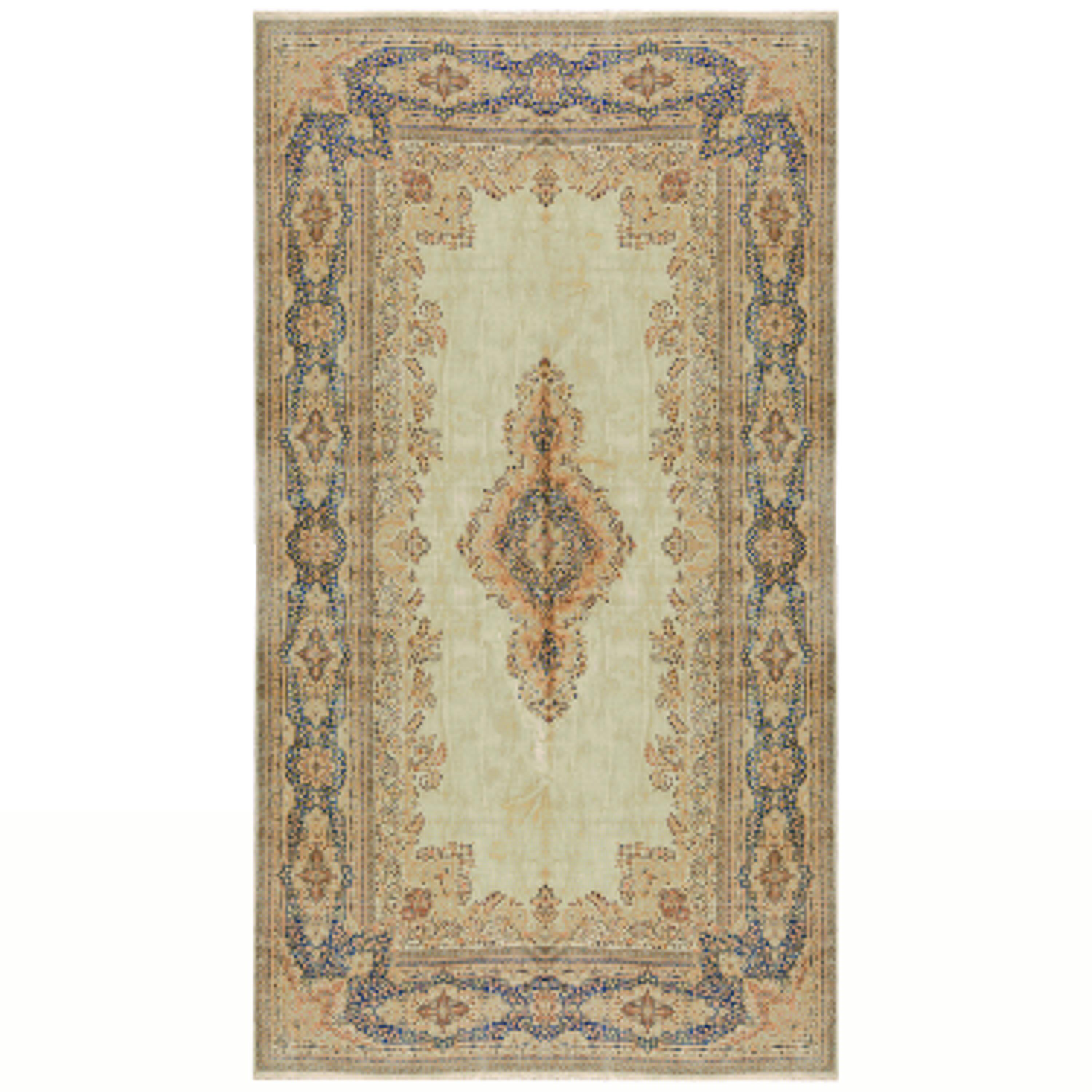 Tapis persan Kirman vintage, datant d'environ 1940 en vente