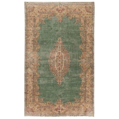 Tapis persan Kirman vintage, datant d'environ 1940