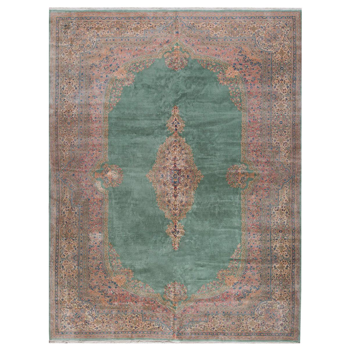 Persischer Kirman-Teppich, um 1940