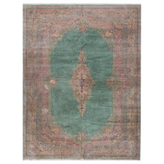 Tapis persan Kirman vintage, datant d'environ 1940