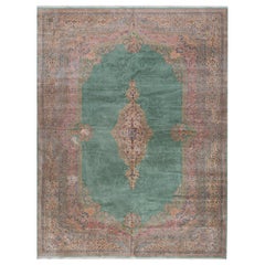 Vintage Persian Kirman Rug, circa 1940