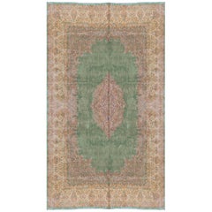 Tapis persan Kirman vintage, datant d'environ 1940