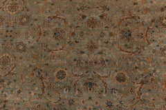 Doris Leslie Blau Vintage Persian Kirman Botanic Handmade Wool Rug