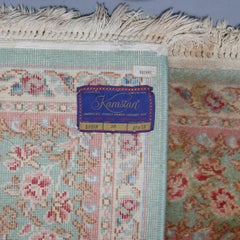 Vintage Persian Kirman Style Floral Oriental Rug by Karastan, circa 1950