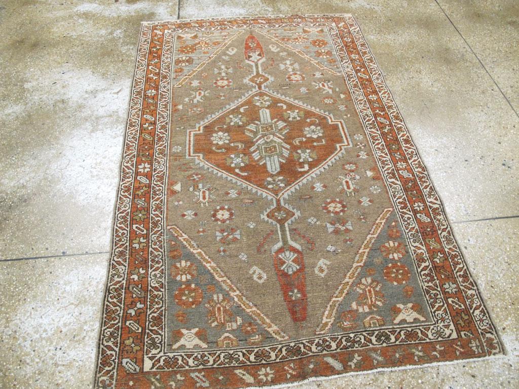 Vintage Persian Kurd Rug In Good Condition For Sale In New York, NY