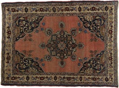 Vintage Persian Kurd Rug with Modern Industrial Style