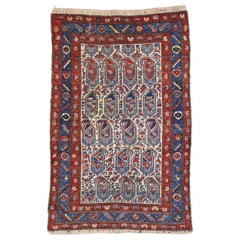 Vintage Afghani Rug with All-Over Boteh Design For Sale at 1stDibs