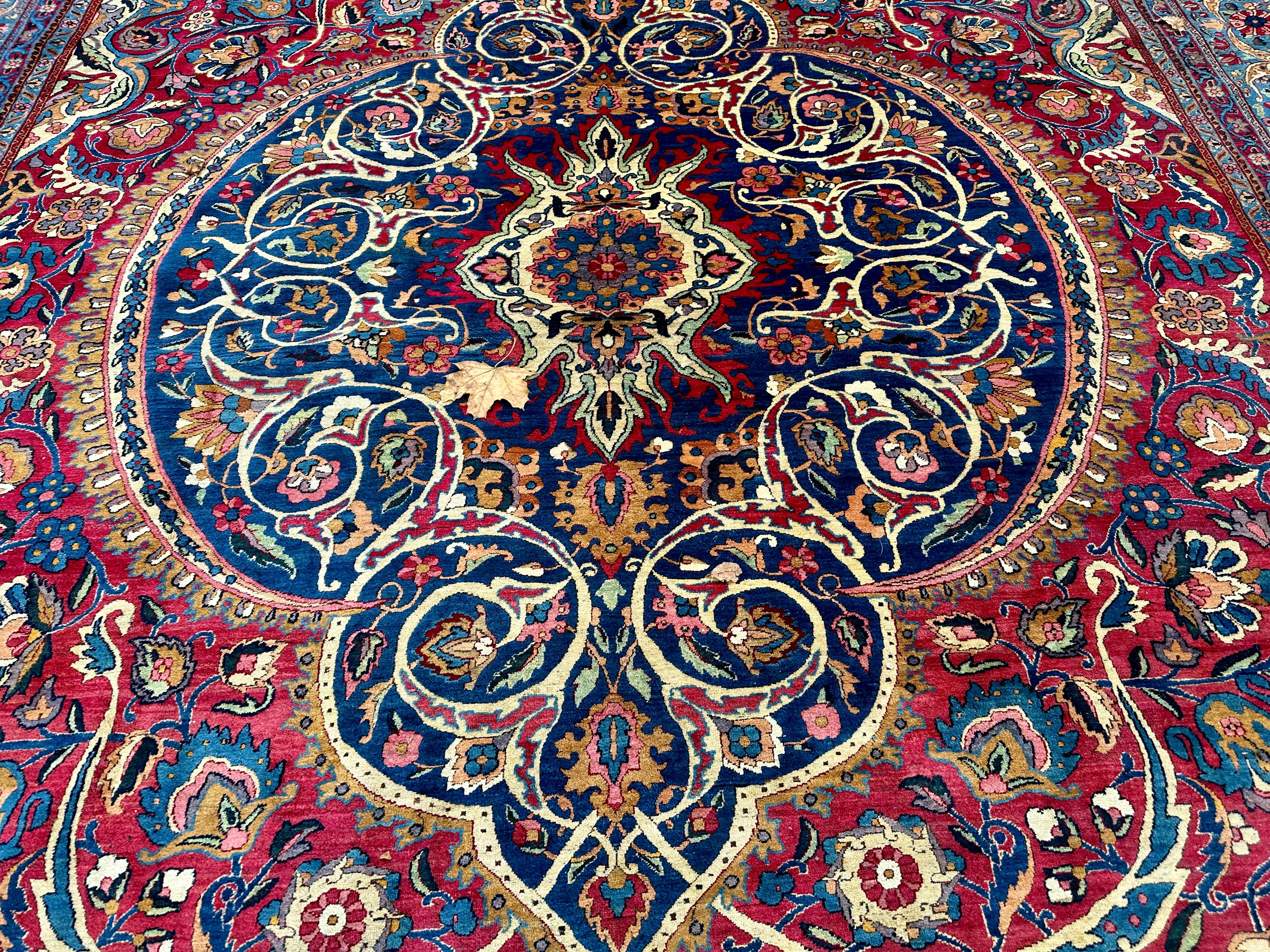 Vintage Persian Lavar Kerman Rug  circa 1950s      MUST SELL           MUST SELL For Sale 8