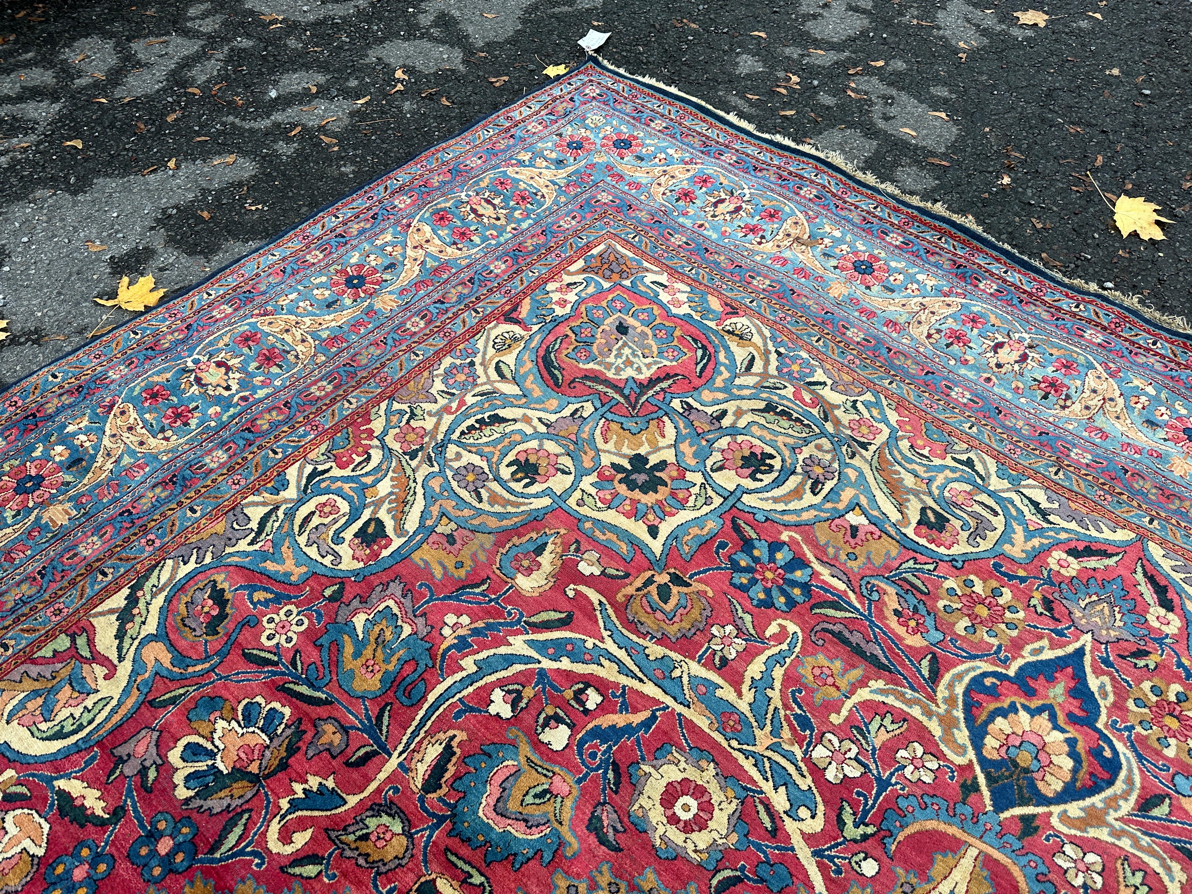 Vintage Persian Lavar Kerman Rug  circa 1950s      MUST SELL           MUST SELL For Sale 1