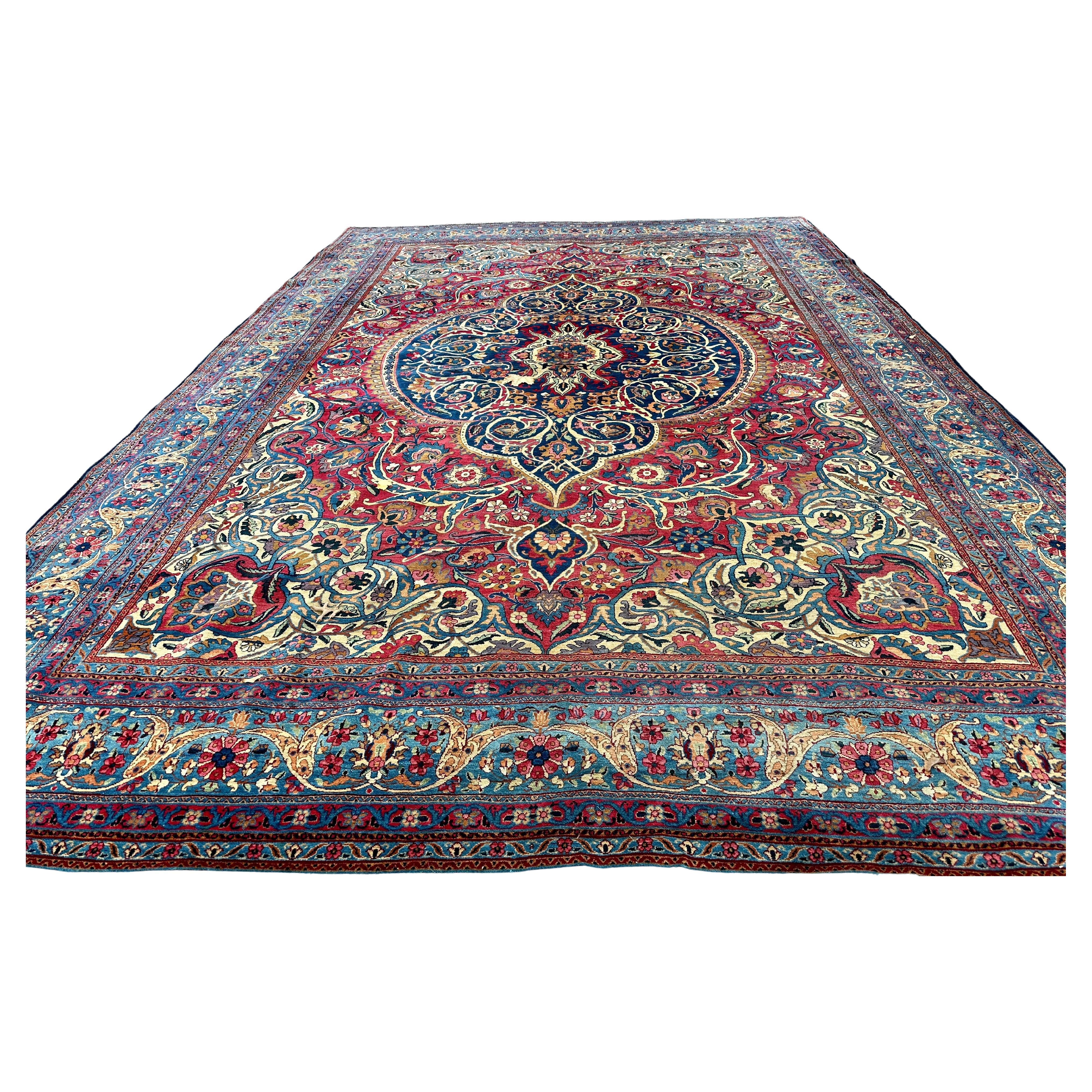 Vintage Persian Lavar Kerman Rug  circa 1950s      MUST SELL           MUST SELL