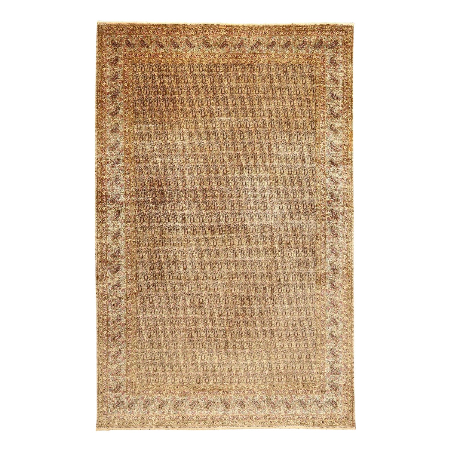 Tappeto persiano vintage Lavar Kerman - Dimensioni: 20'5 X 13'2 in vendita