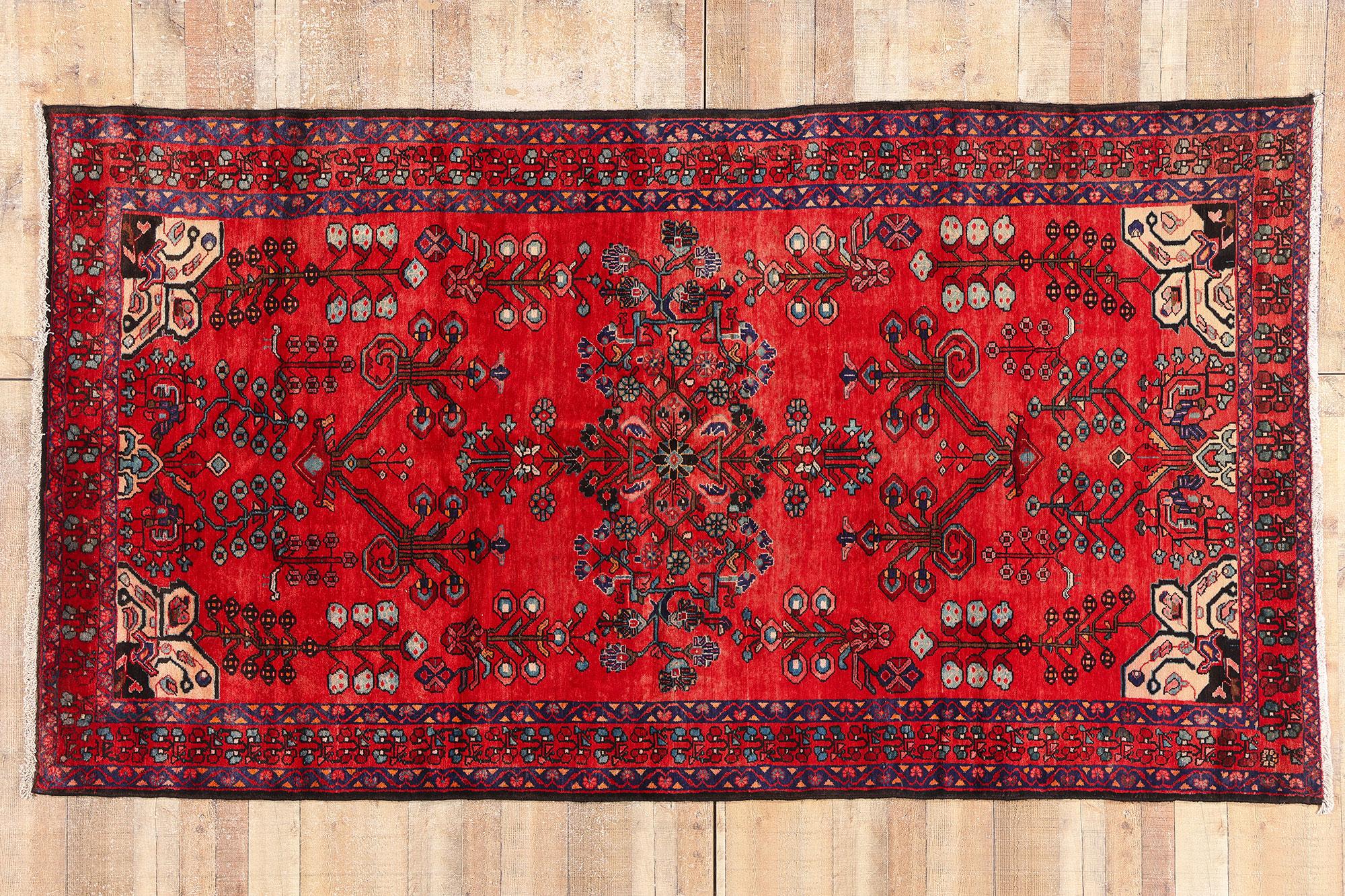 Persischer Lilihan-Teppich aus den 1960er Jahren im traditionellen Stil im Angebot 8