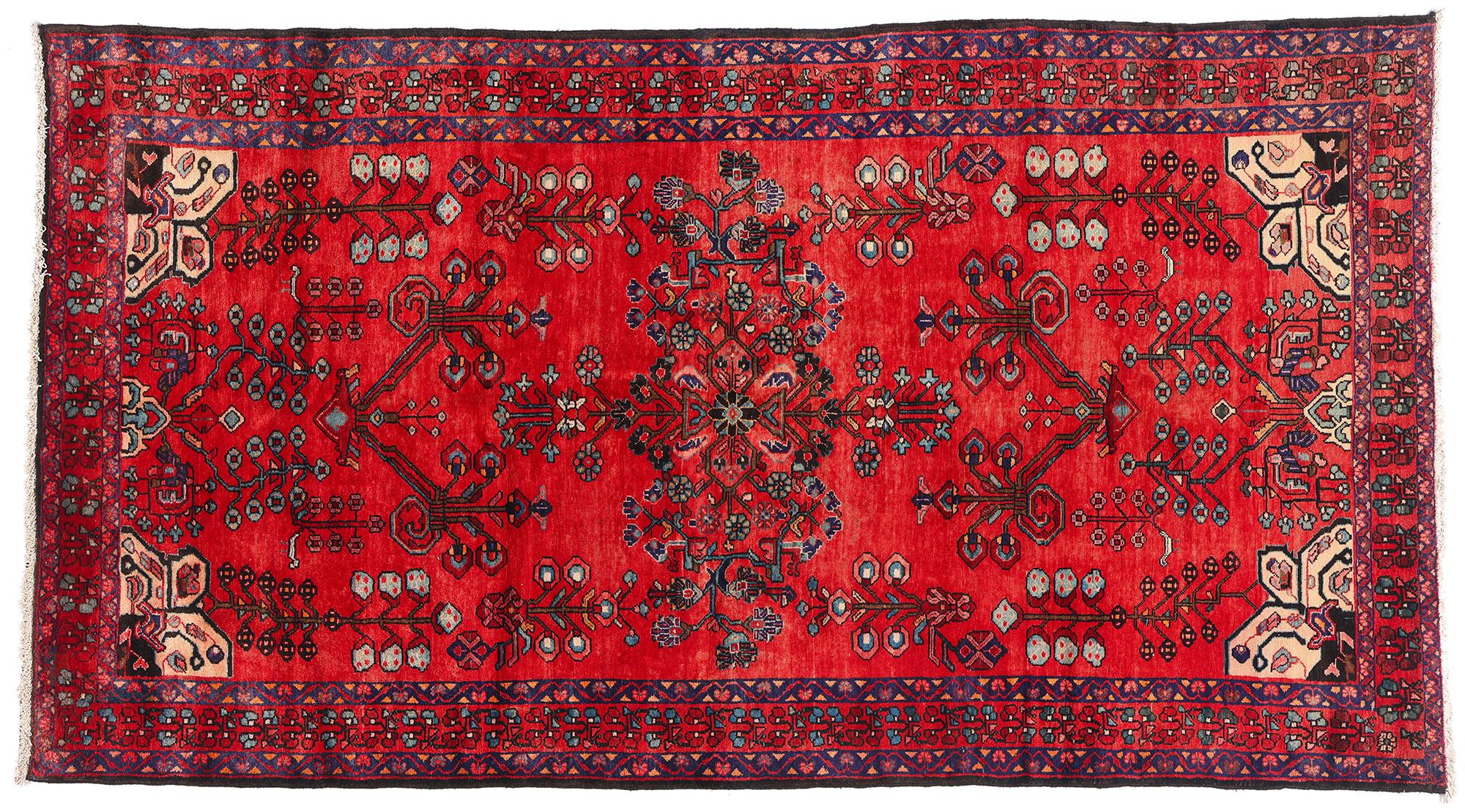 Persischer Lilihan-Teppich aus den 1960er Jahren im traditionellen Stil im Angebot 9