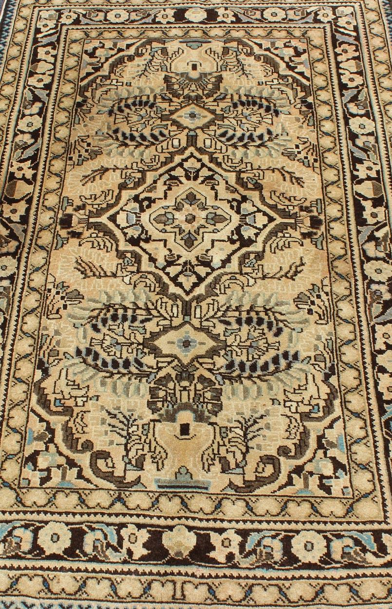 Wool Vintage Persian Lilihan Rug