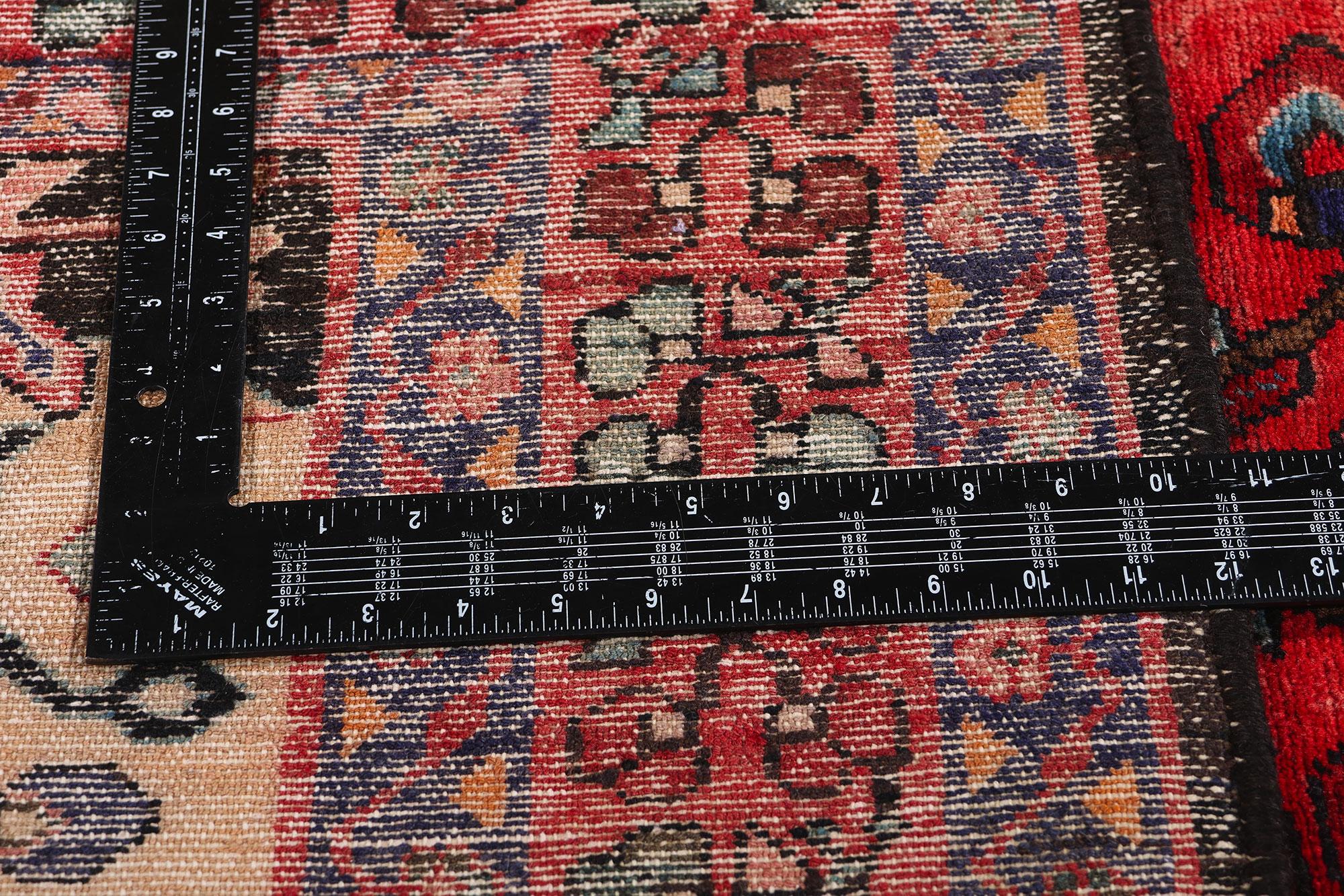 Persischer Lilihan-Teppich aus den 1960er Jahren im traditionellen Stil im Angebot 2