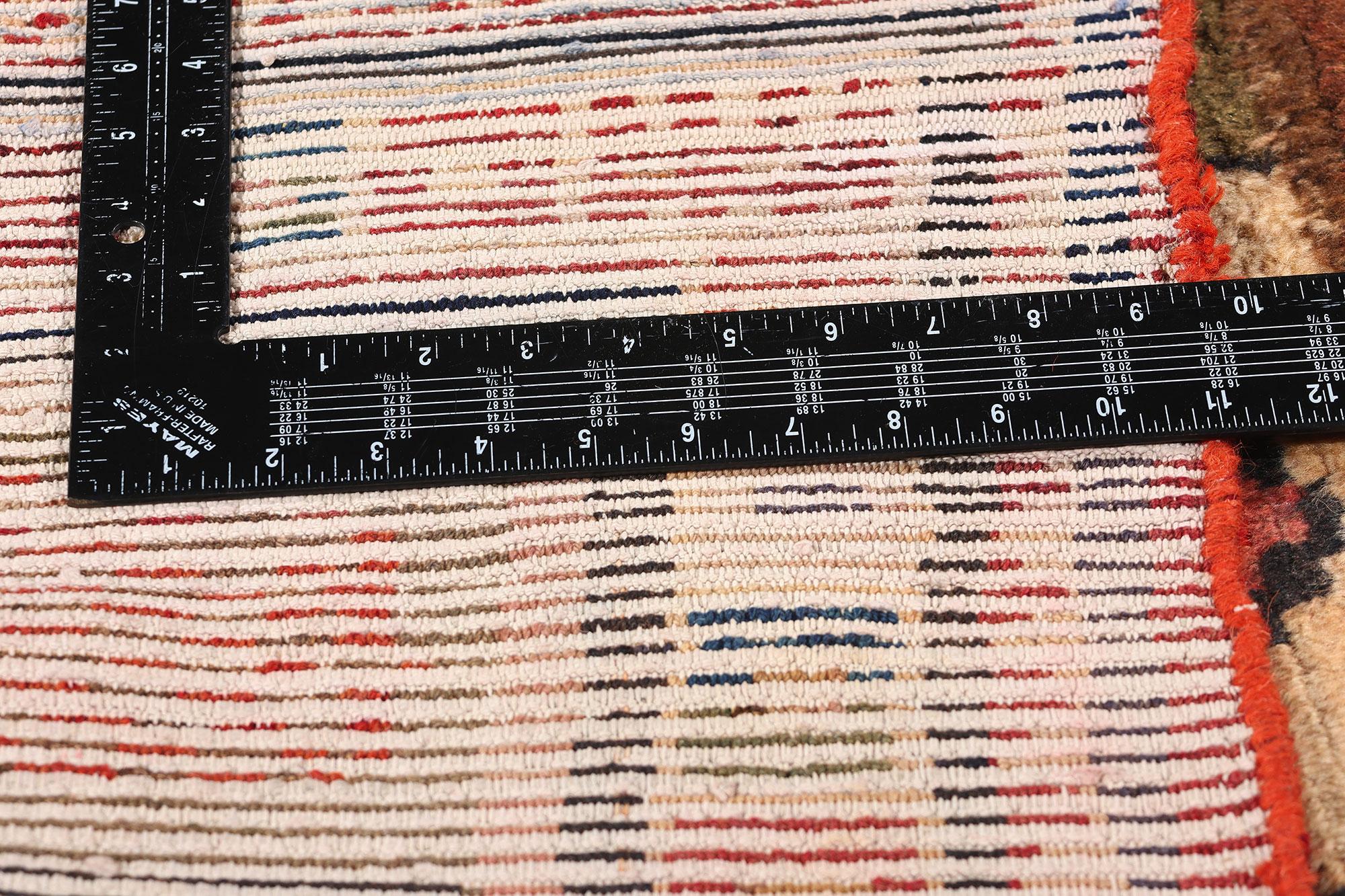 Vintage Persisch Lori Schachbrettmuster Teppich (20. Jahrhundert) im Angebot