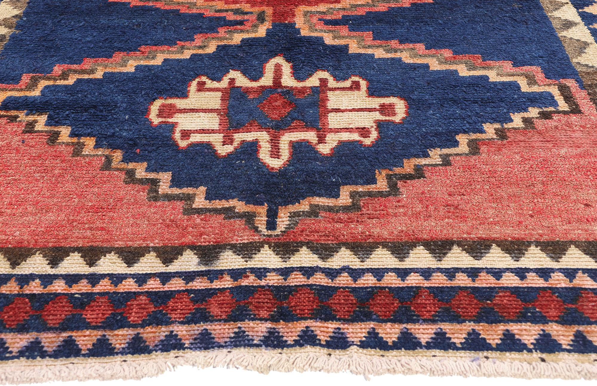 Vintage Persian Lori Diamond Teppich (Persisch) im Angebot