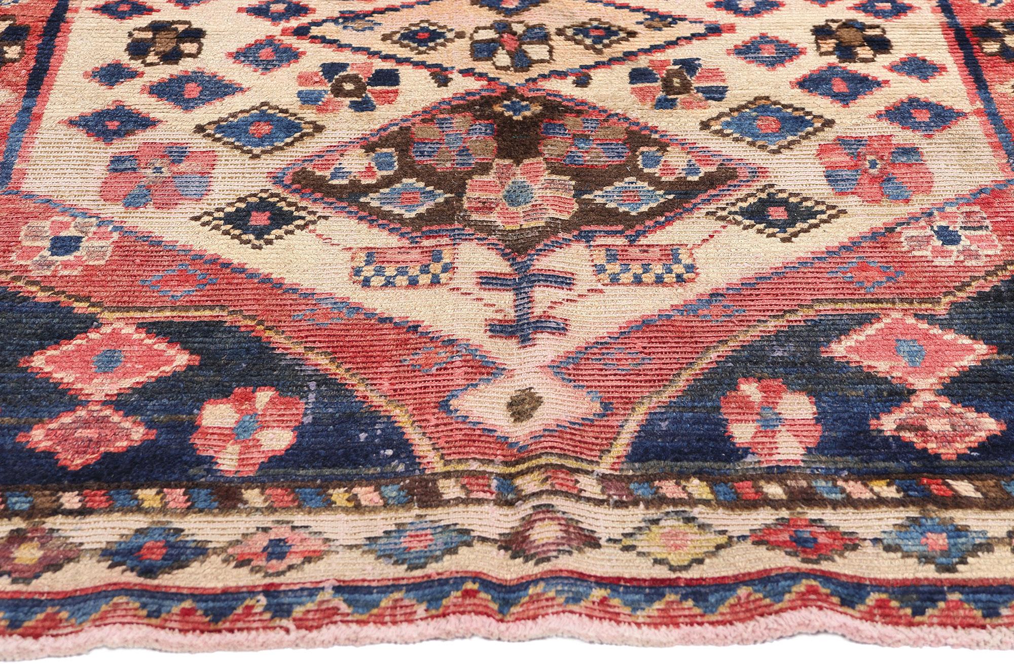 Vintage Persian Lori Diamond Teppich (Persisch) im Angebot