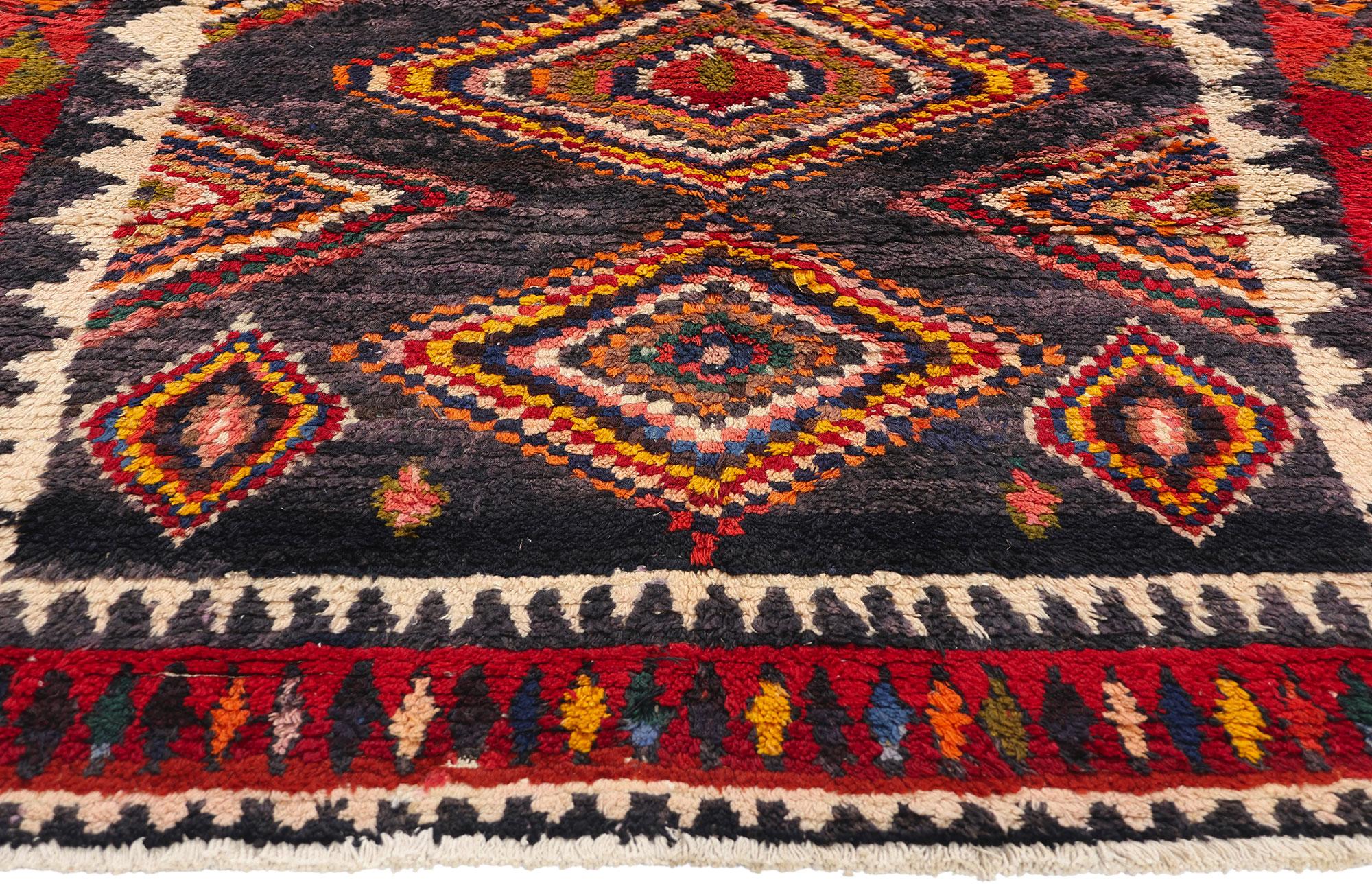 Vintage Persian Lori Diamond Teppich (Persisch) im Angebot