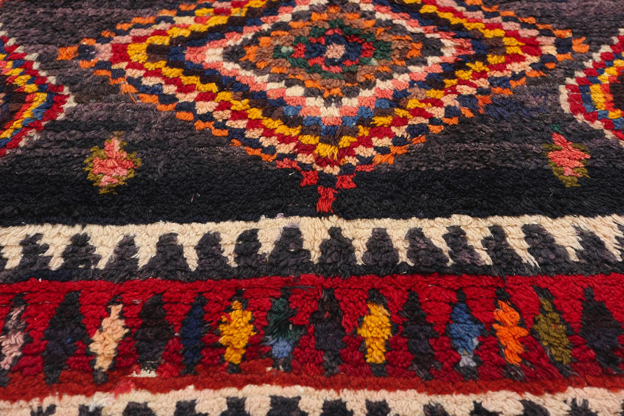 Vintage Persian Lori Diamond Teppich (Handgeknüpft) im Angebot
