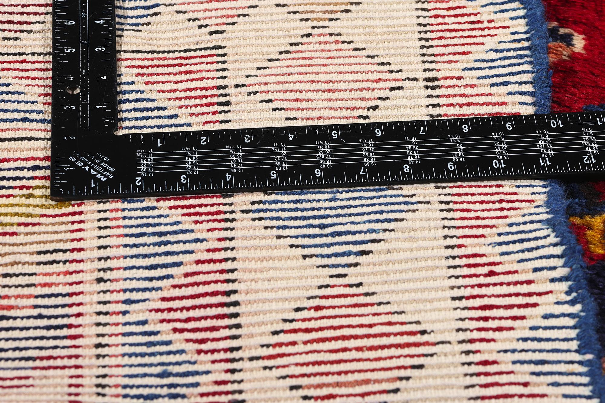 Vintage Persian Lori Diamond Teppich im Zustand „Gut“ im Angebot in Dallas, TX