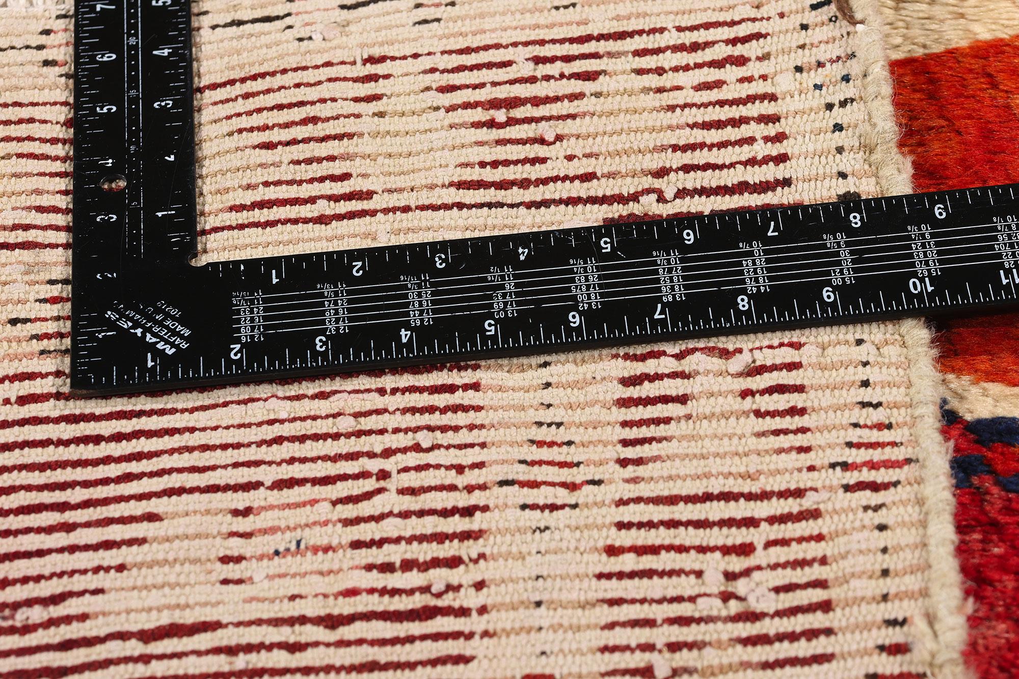 Vintage Persian Lori Diamond Teppich im Zustand „Gut“ im Angebot in Dallas, TX