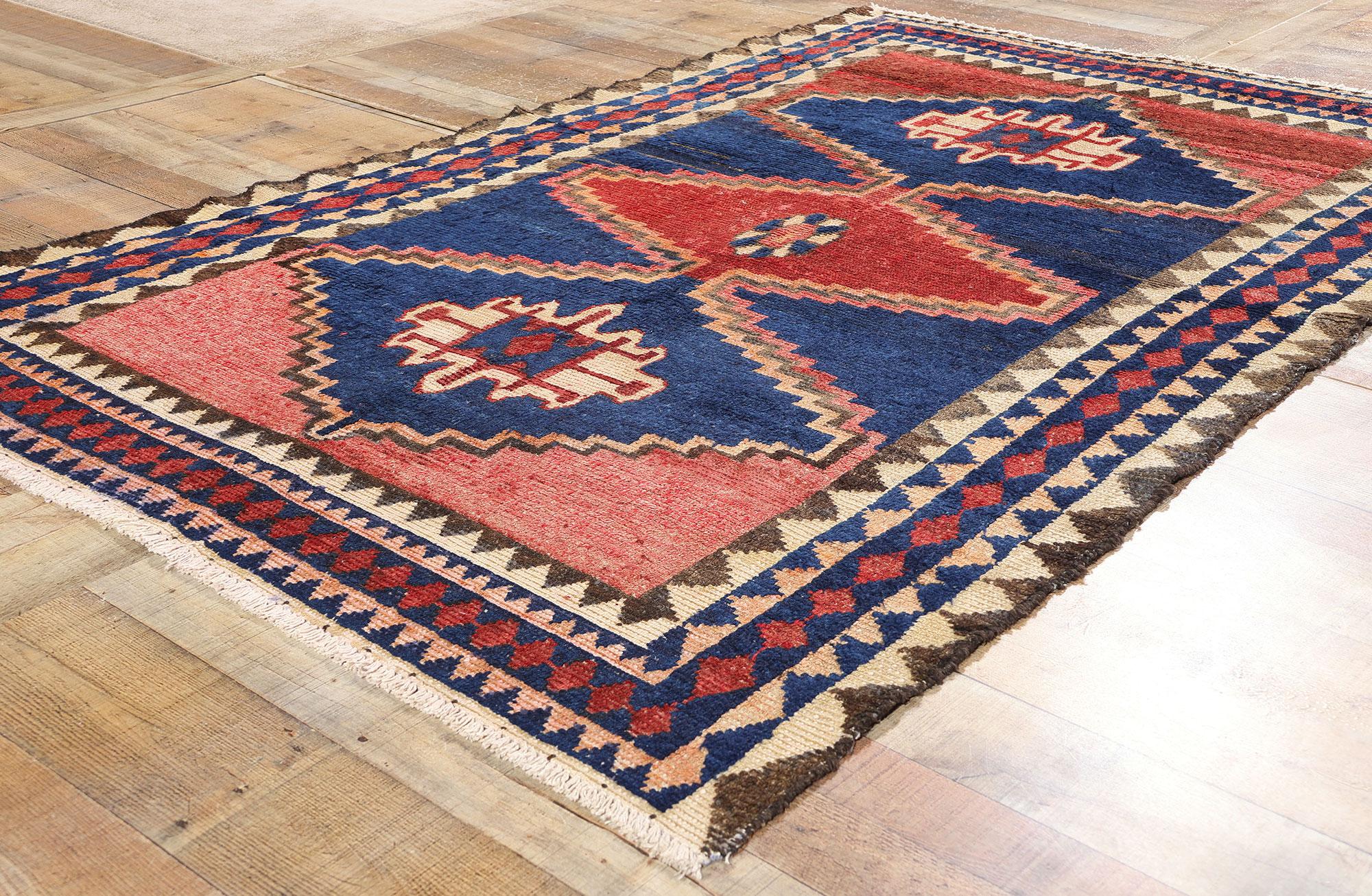 Vintage Persian Lori Diamond Teppich (20. Jahrhundert) im Angebot