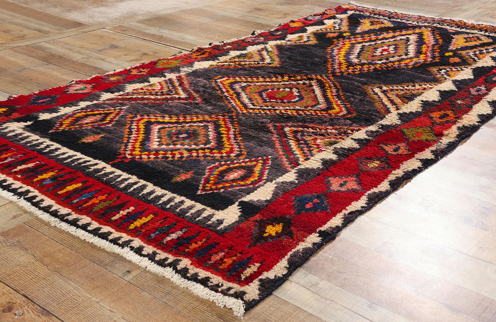 Vintage Persian Lori Diamond Teppich (20. Jahrhundert) im Angebot
