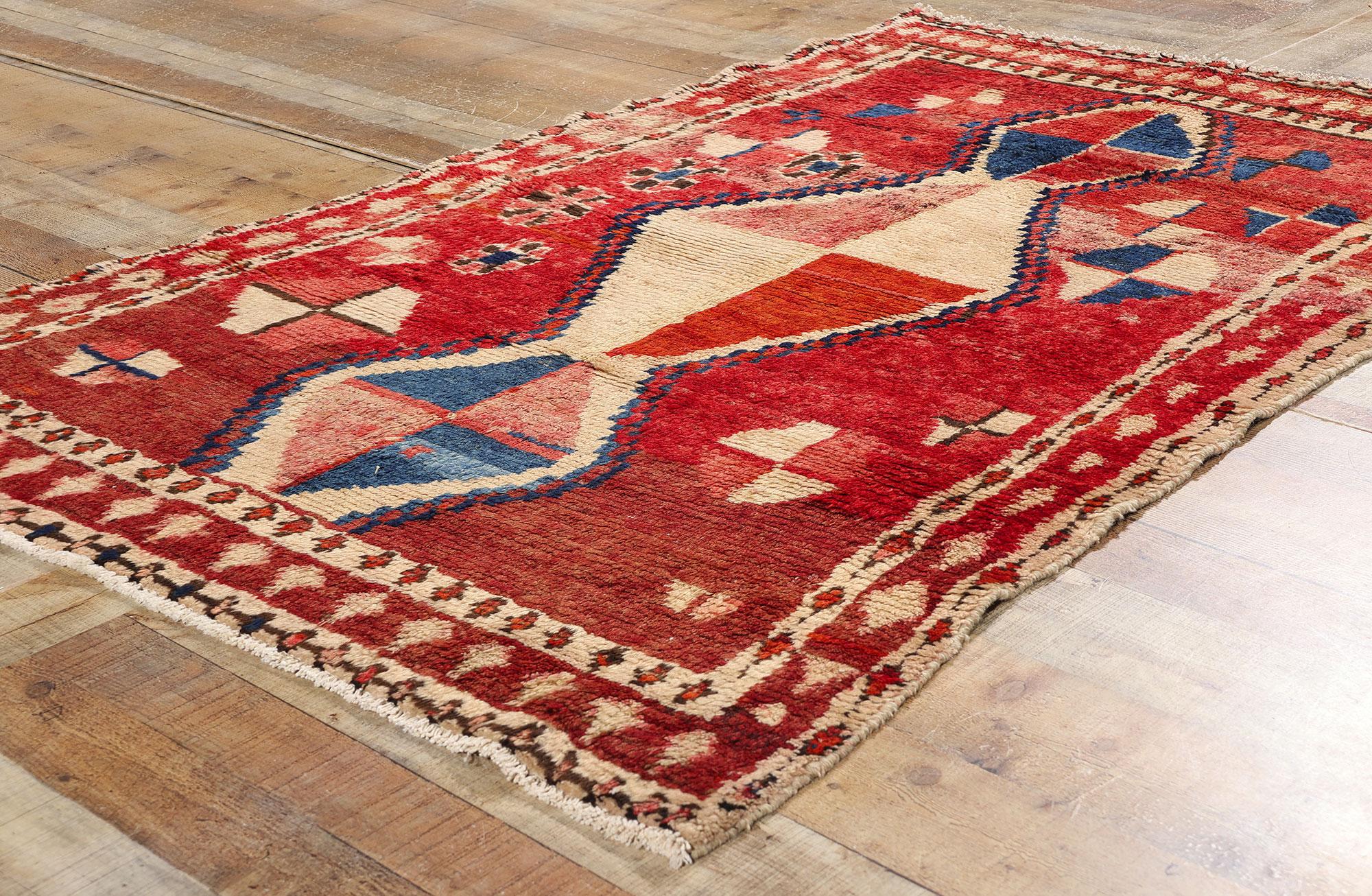 Vintage Persian Lori Diamond Teppich (20. Jahrhundert) im Angebot
