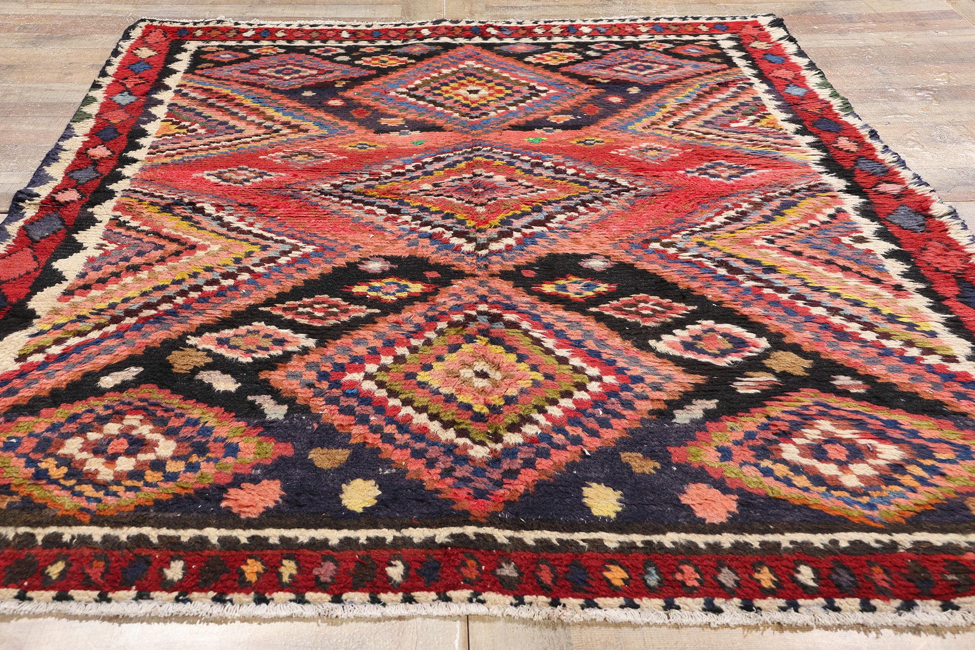 Vintage Persian Lori Diamond Teppich (Wolle) im Angebot