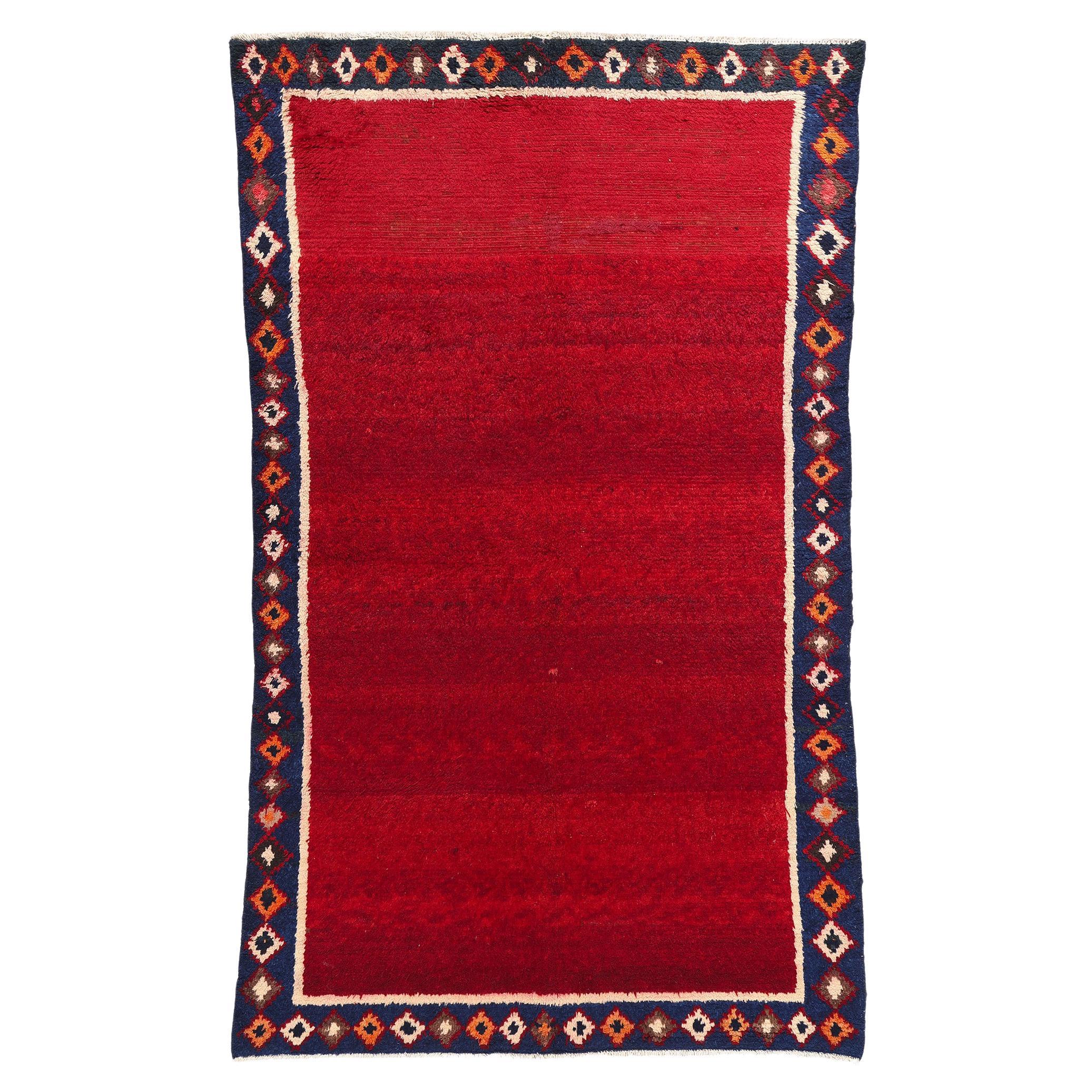 Vintage Persian Lori Diamond Teppich