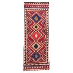 Vintage Persian Lori Diamond Carpet